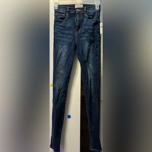 Selling: High-rise skinny jeans. Size 23. Frame Denim.
